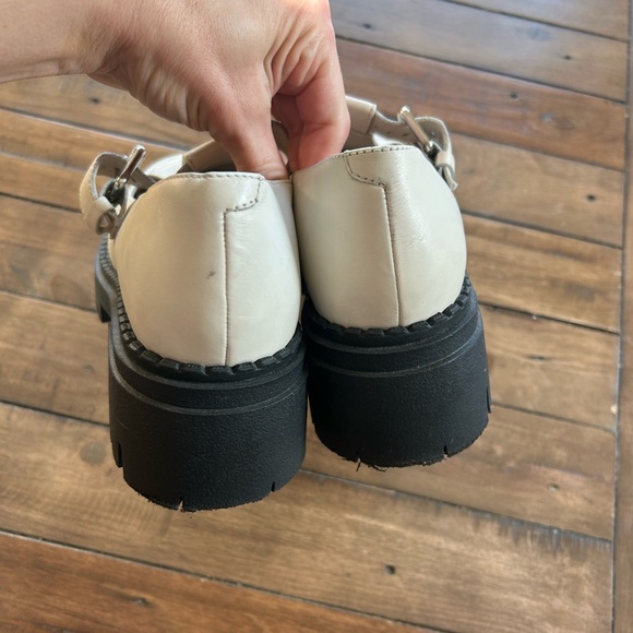 Seychelles Luster Mary Jane Platforms Ivory 9.5 - Picture 10 of 14